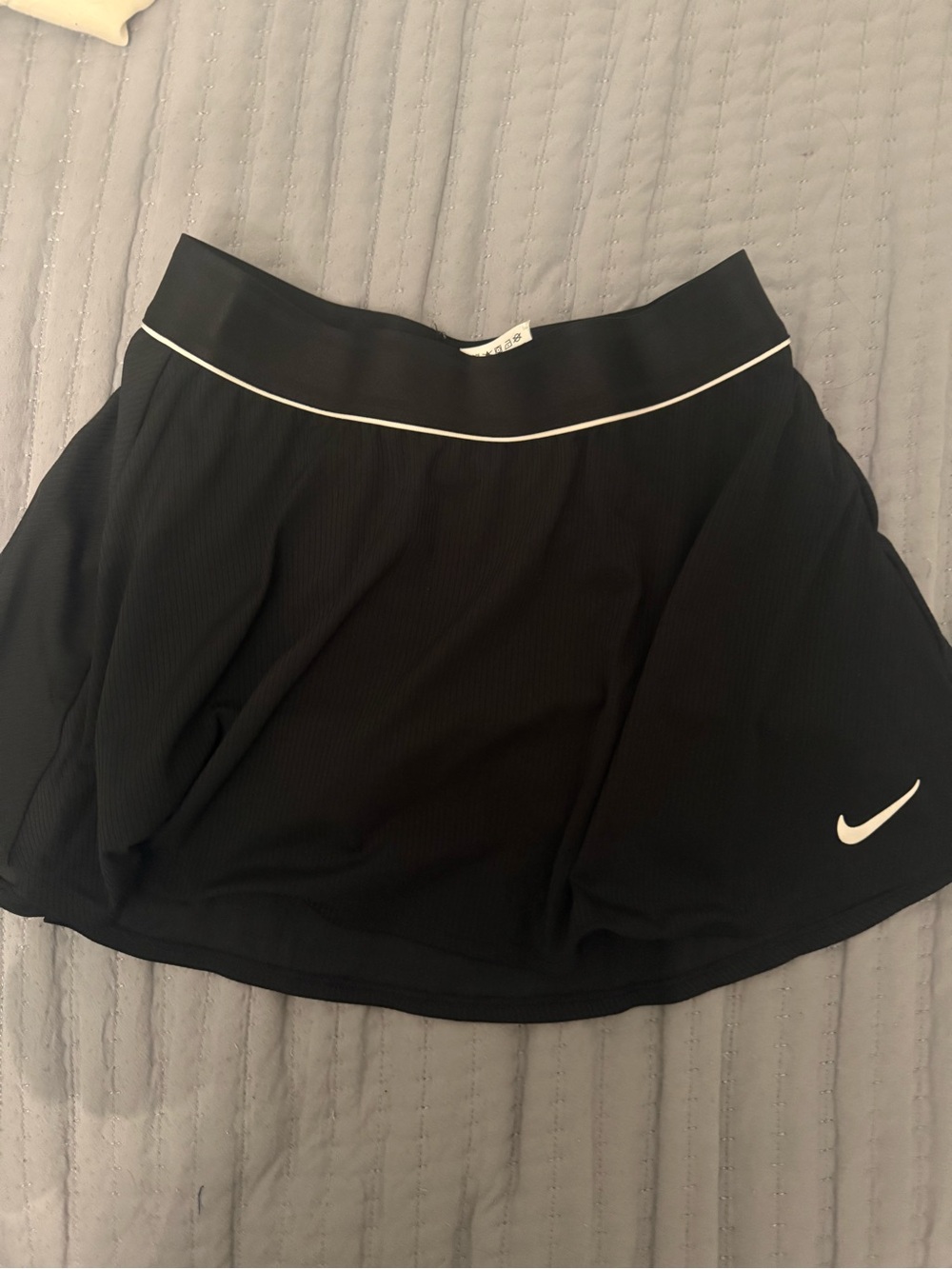 Nike Black Skater Skirt with White Piping